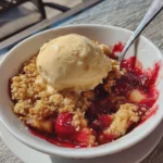 cherry crumble