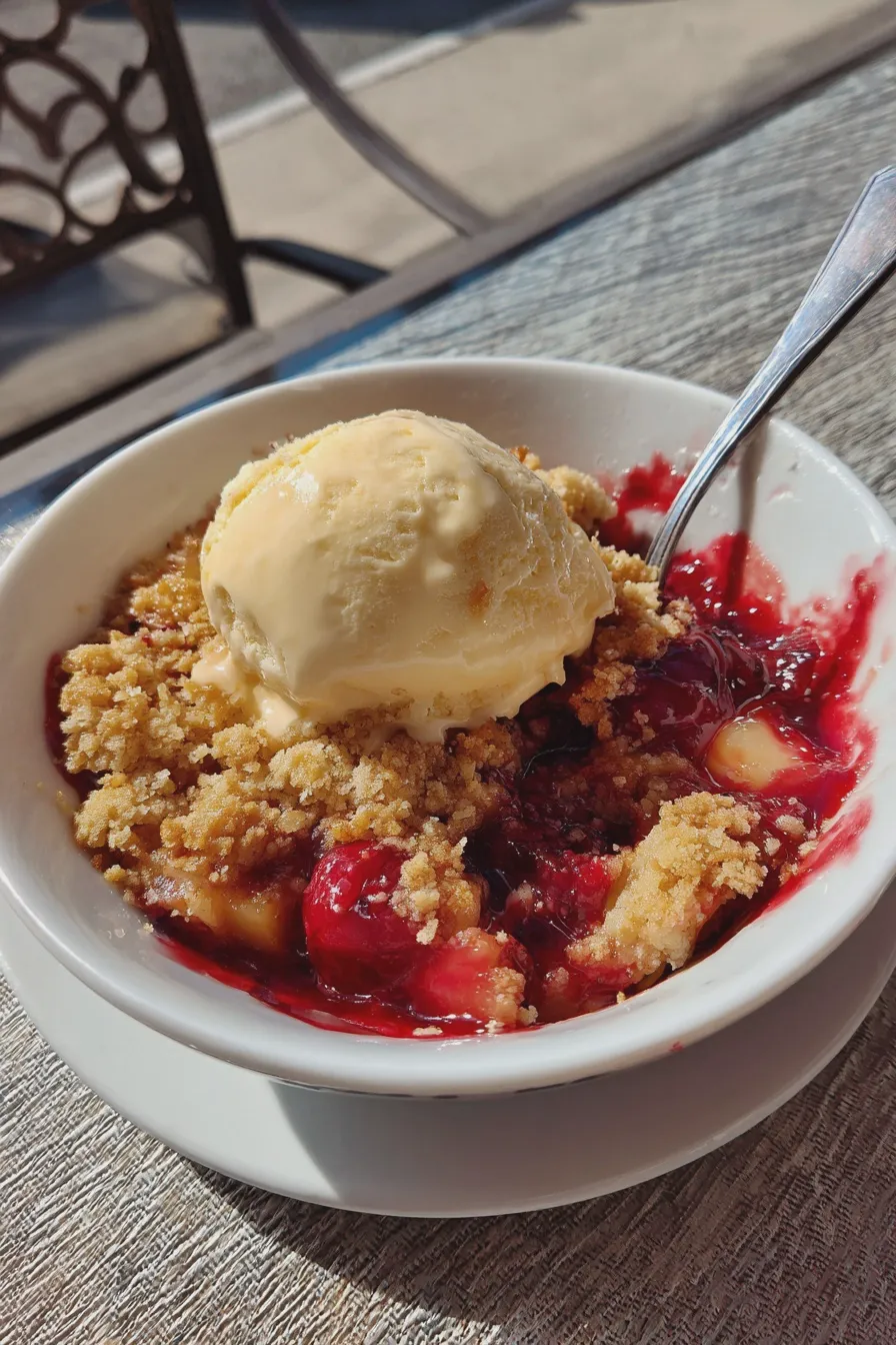 cherry crumble Recipe