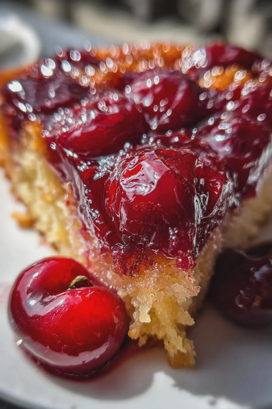 cherry upside down cake