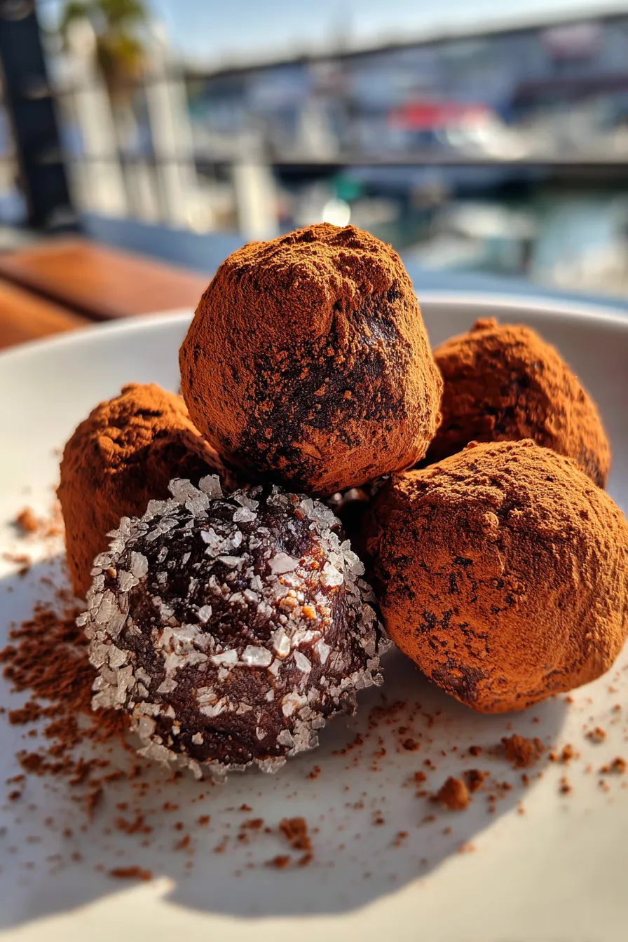 chocolate cake truffle balls