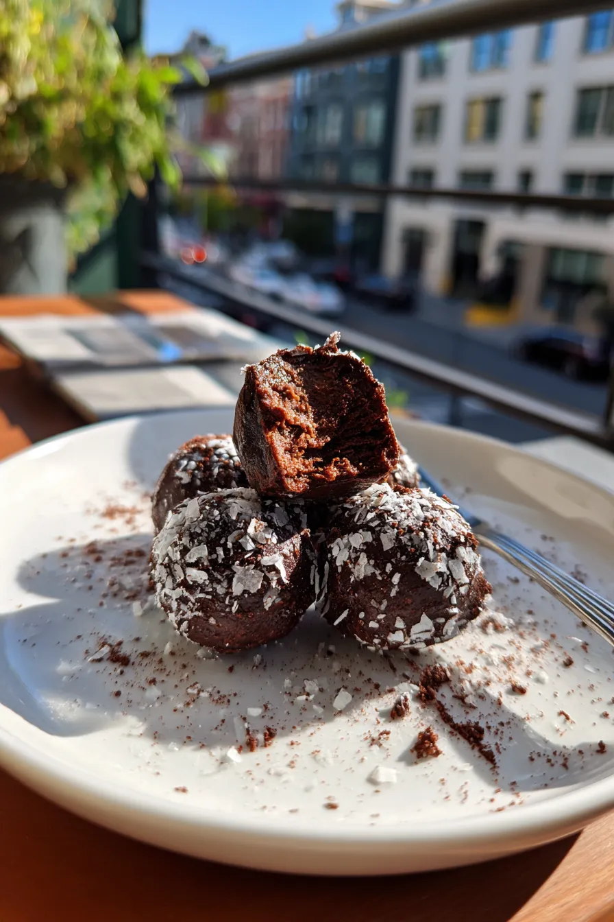 Chocolate Cake Truffle Balls Recipe Easy Dessert Bites