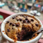 chocolate chip mug cake