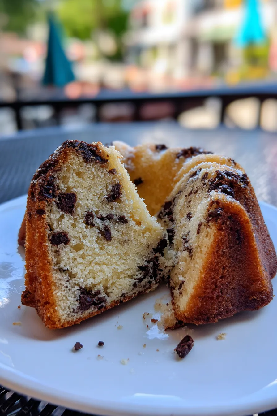 chocolate chip pound cake bundt