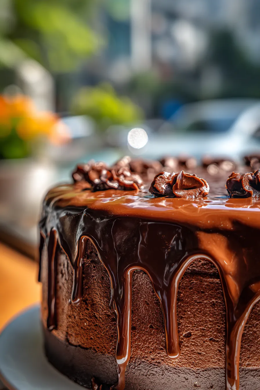 chocolate drip cake birthday men