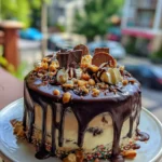 chocolate drip cake birthday men