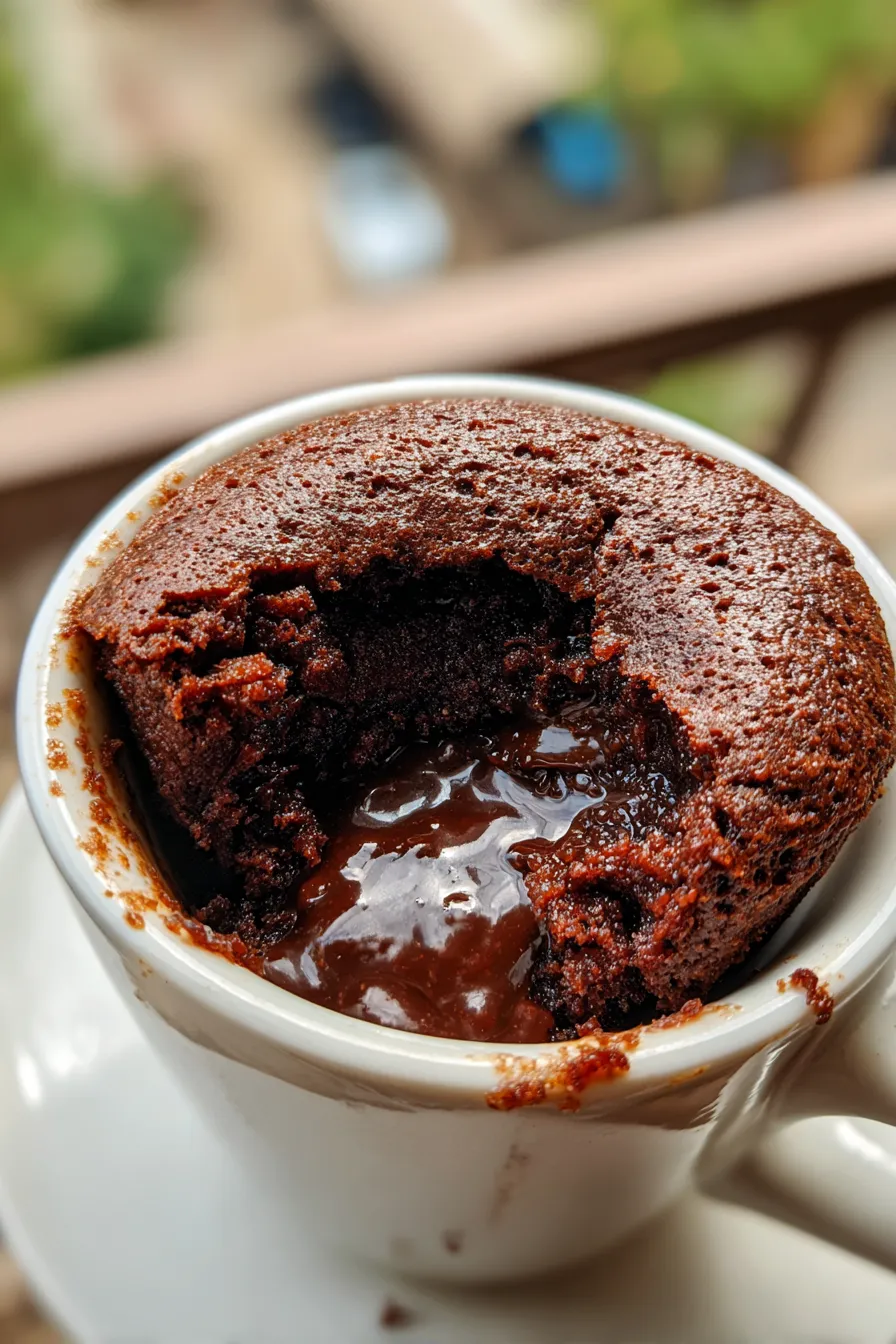 chocolate lava mug cake