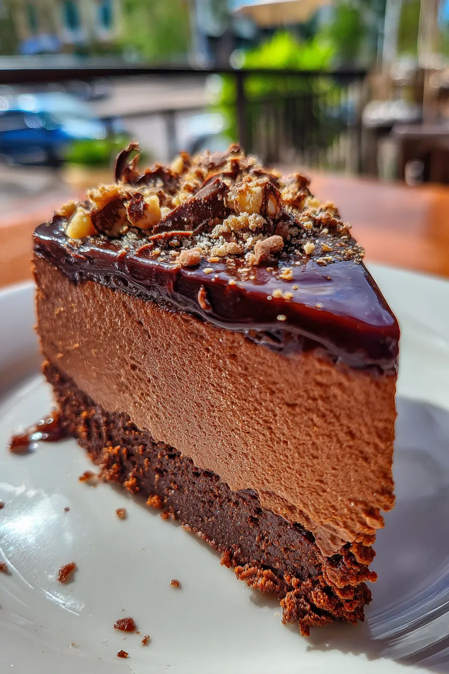chocolate mousse cake filling