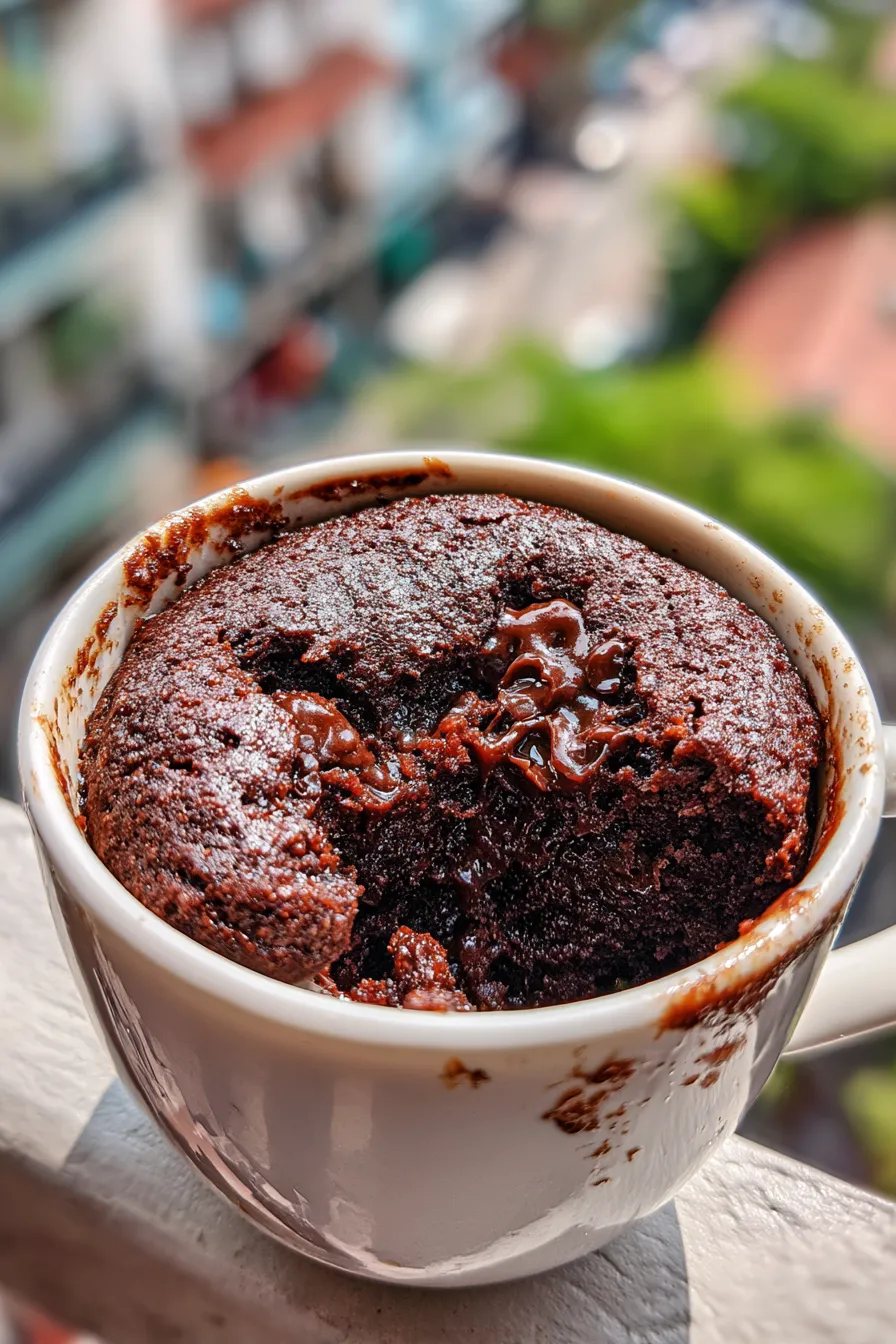 chocolate mug cake microwave