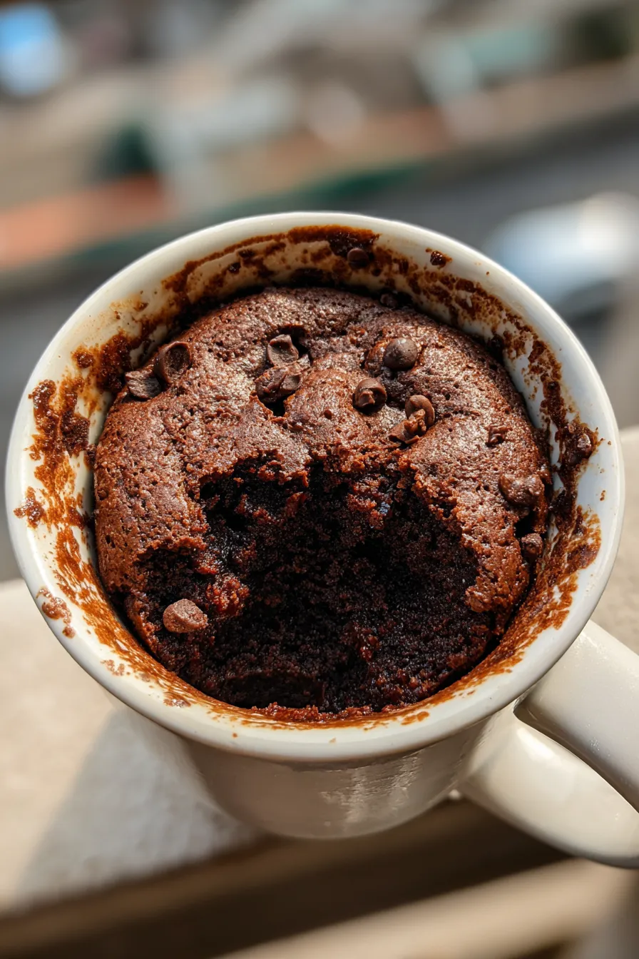 chocolate mug cake microwave