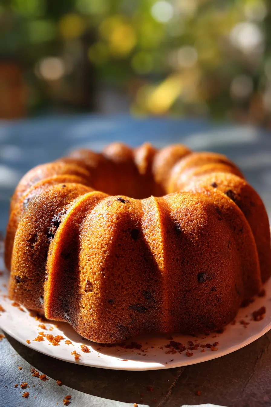 chocolate orange bundt cake