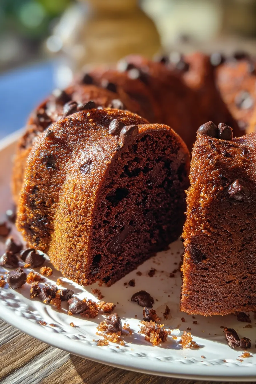 chocolate orange bundt cake