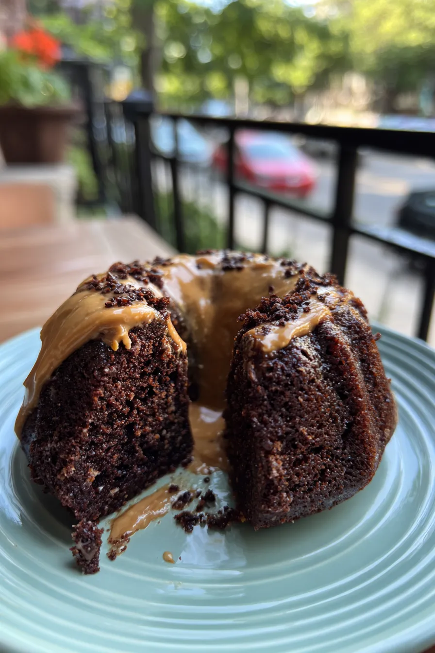 chocolate peanut butter bundt cake