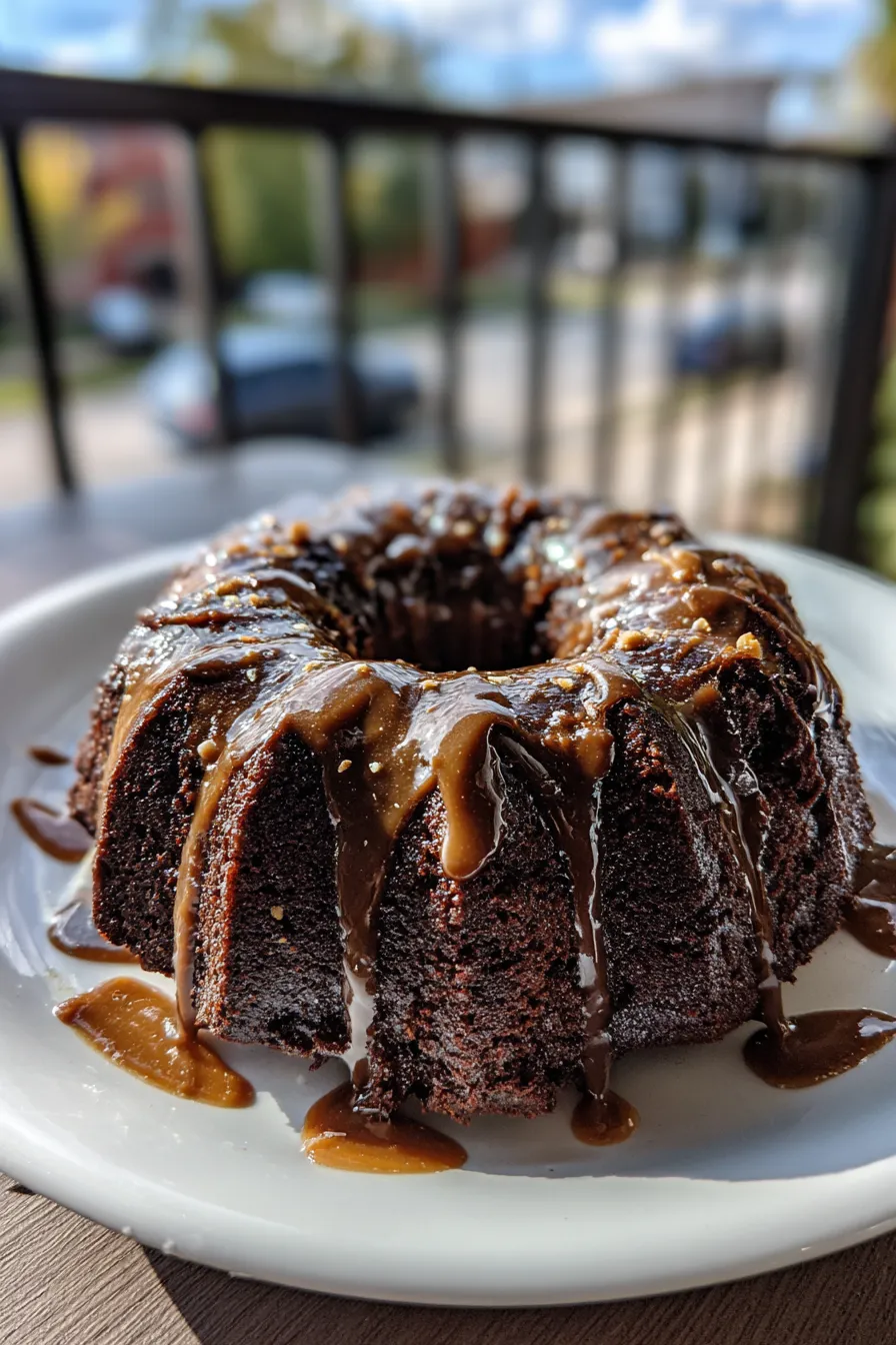 Chocolate Peanut Butter Bundt Cake Easy Recipe