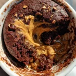 mug cake chocolate peanut butter