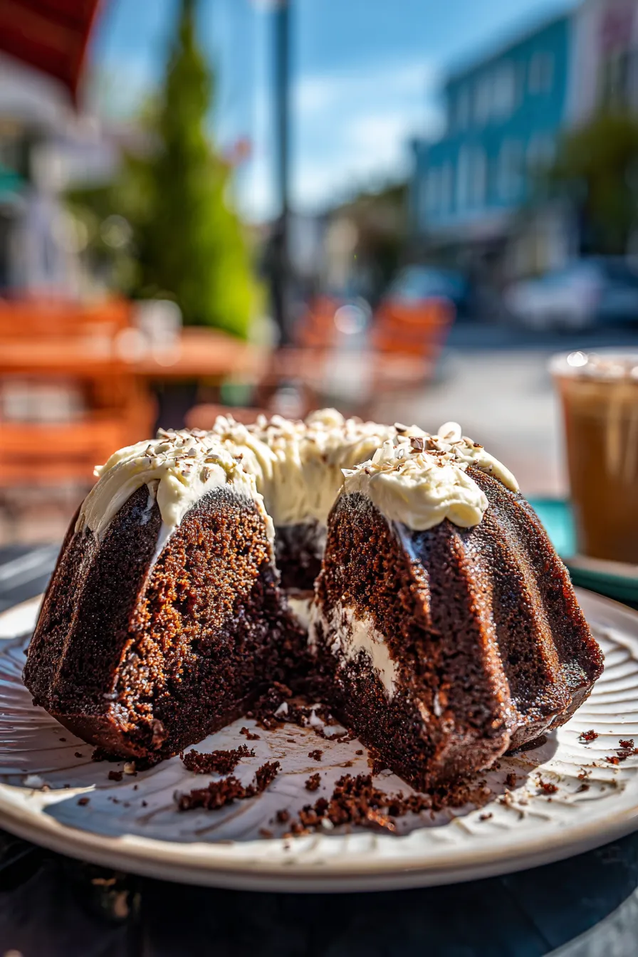 chocolate peppermint bundt cake