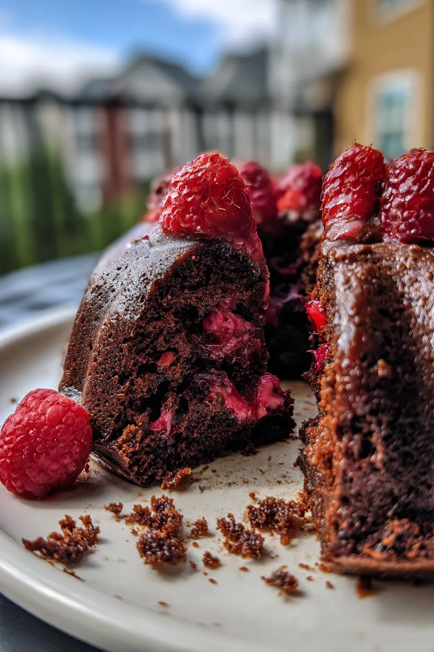 Chocolate Raspberry Bundt Cake Recipe Easy and Delicious
