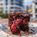 chocolate raspberry ganache cake