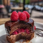 chocolate raspberry truffle cake