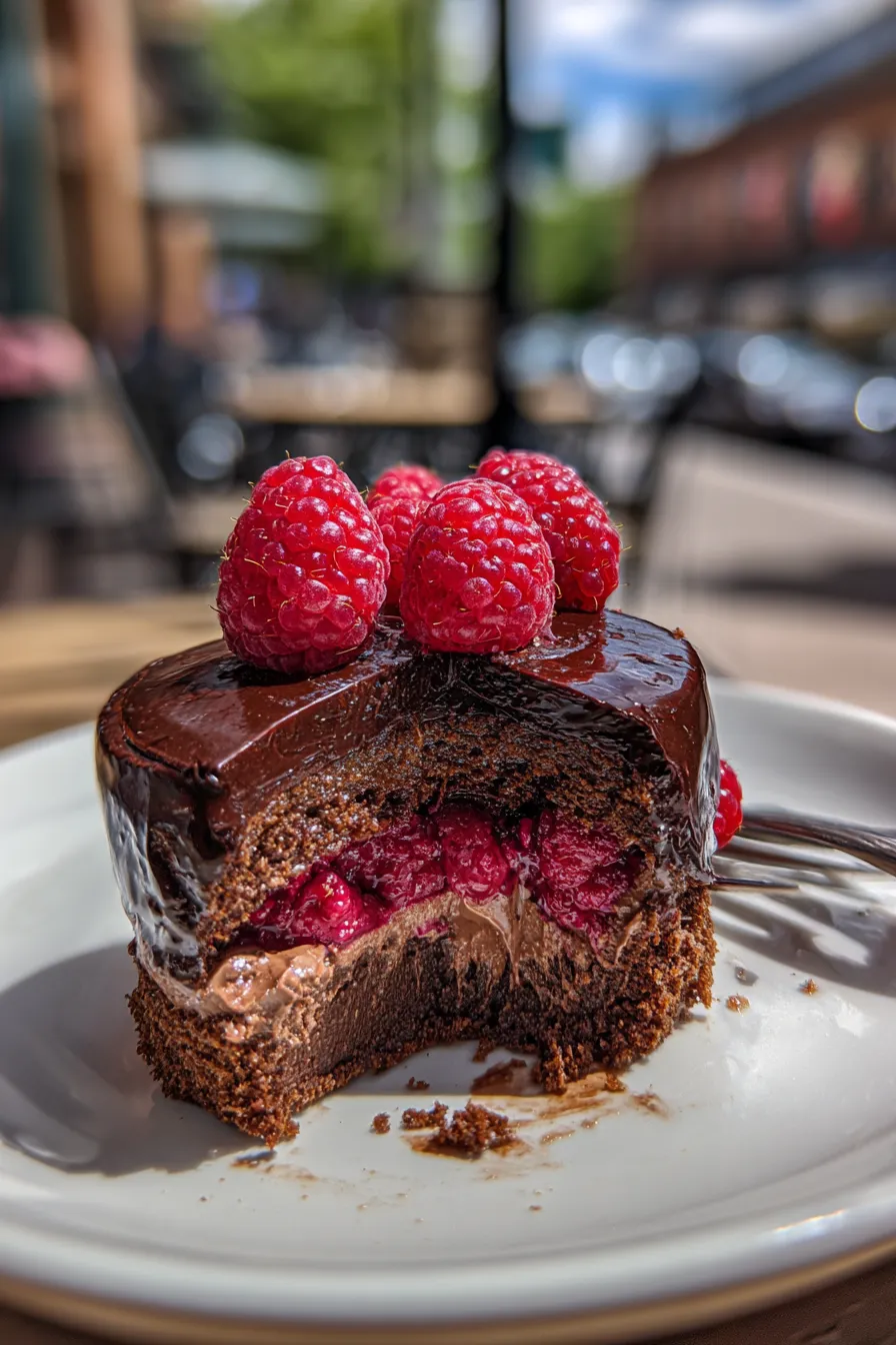 Chocolate Raspberry Truffle Cake Recipe Easy Dessert