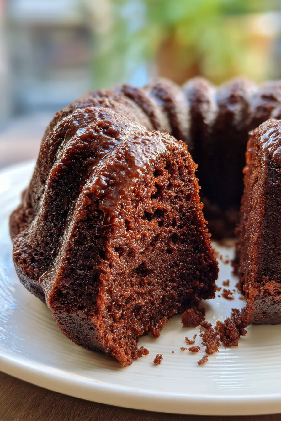 chocolate sour cream bundt cake