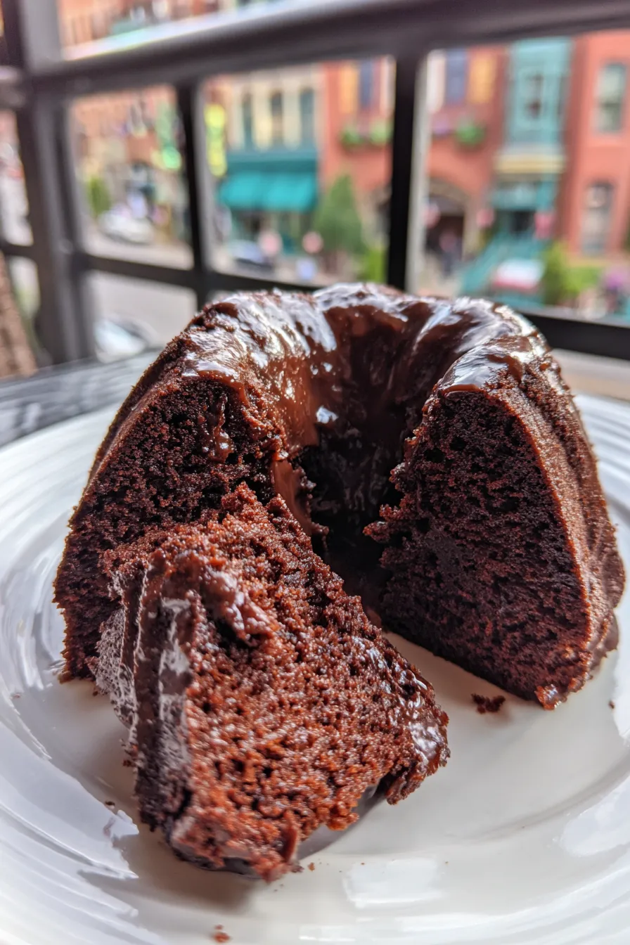 chocolate sour cream bundt cake