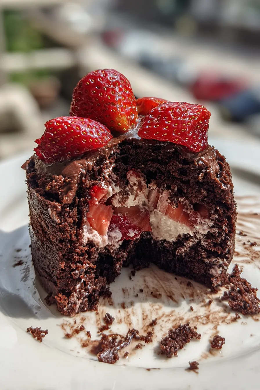 Chocolate Strawberry Truffle Cake Recipe Creamy and Delicious