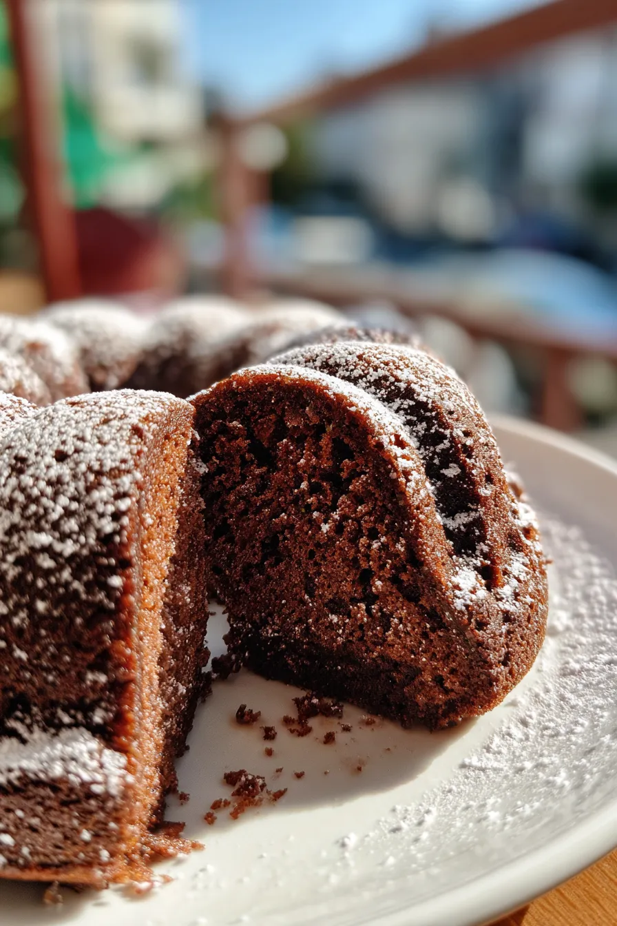 chocolate zucchini bundt cake