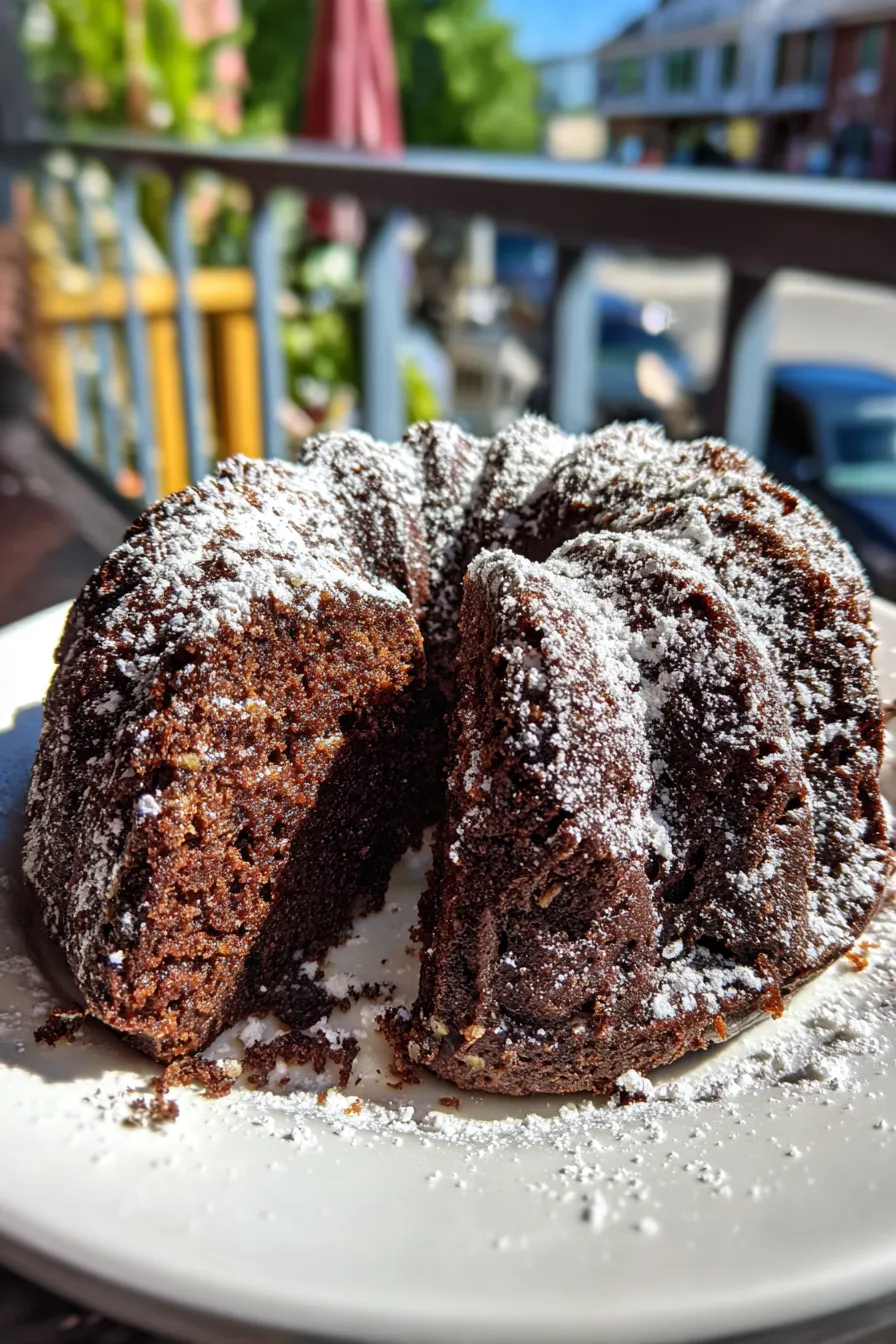 chocolate zucchini bundt cake