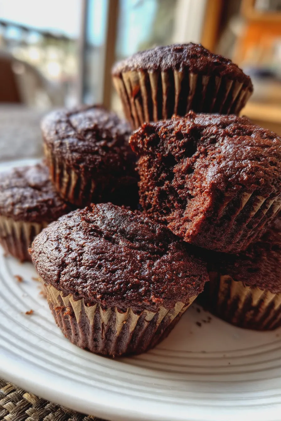 chocolate zucchini muffins