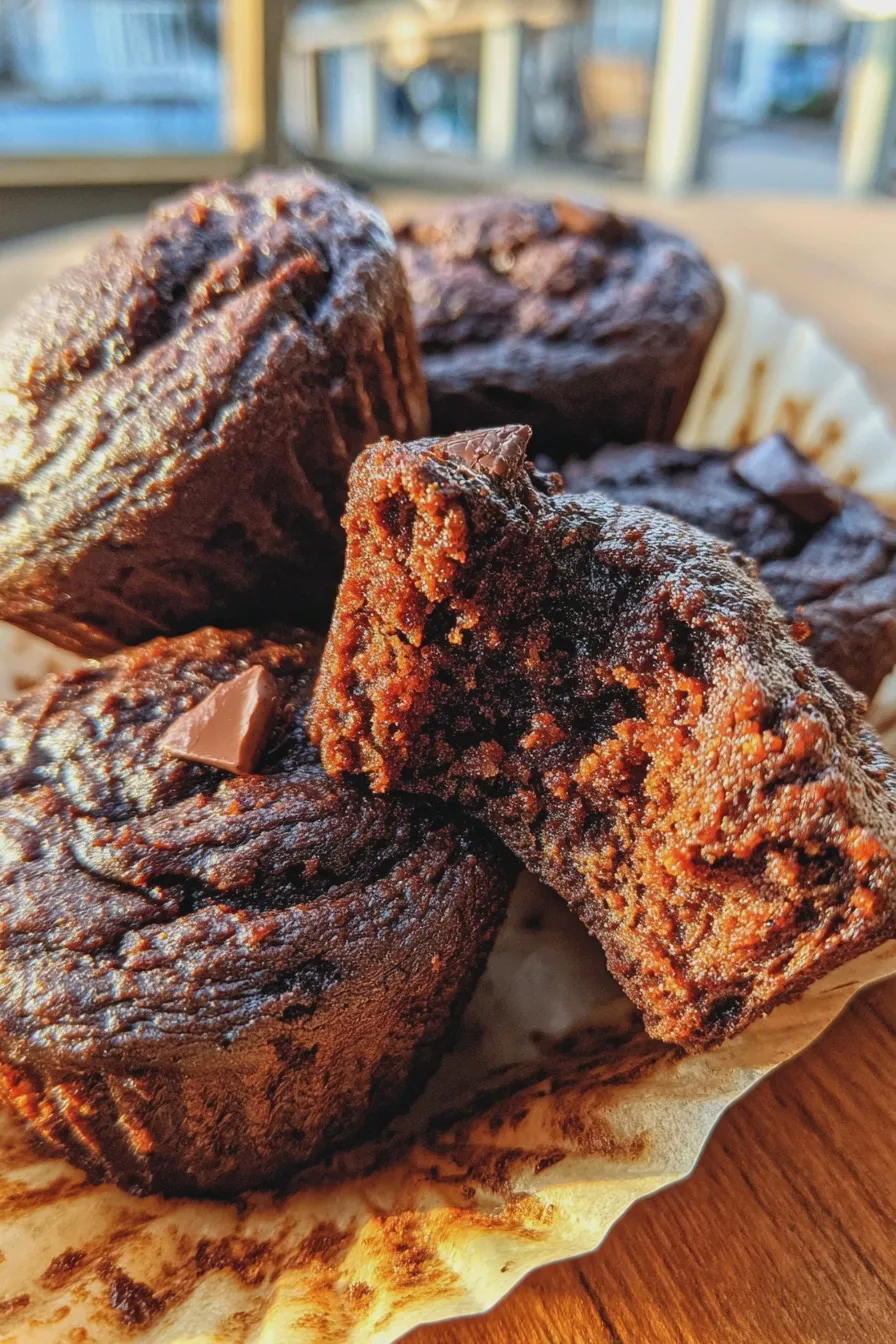 chocolate zucchini muffins Recipe