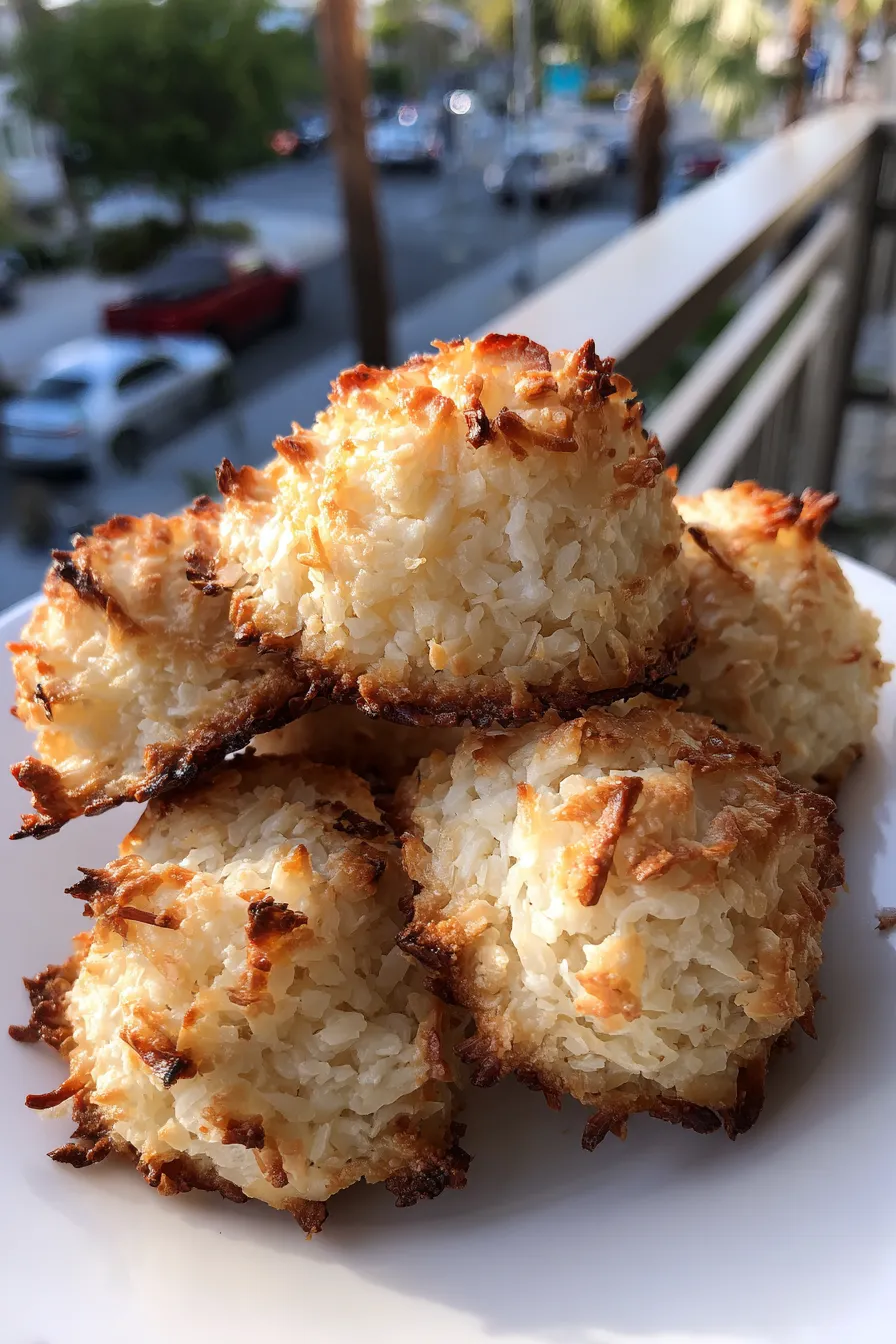 coconut almond macaroons