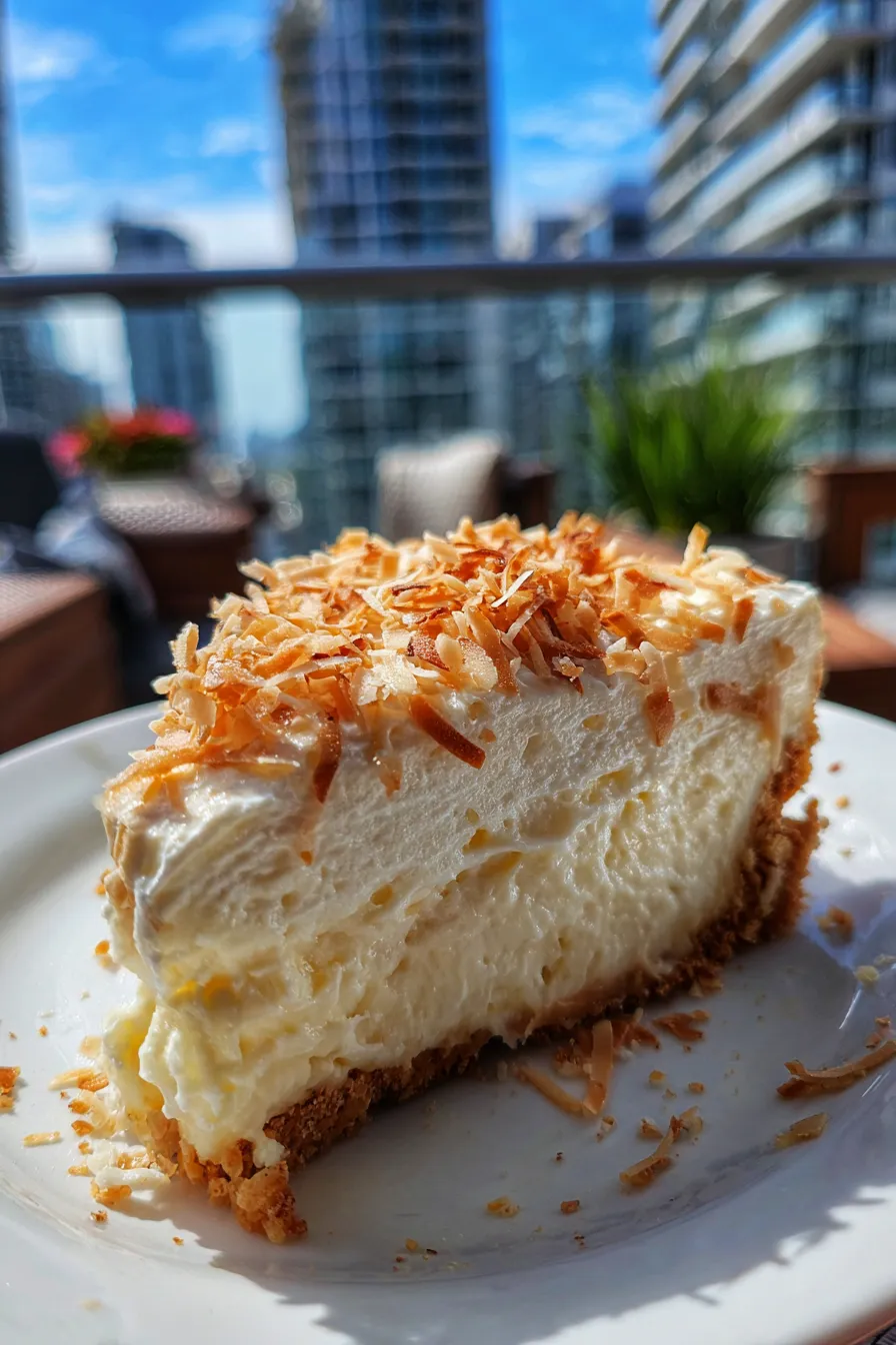 coconut cream pie cheesecake