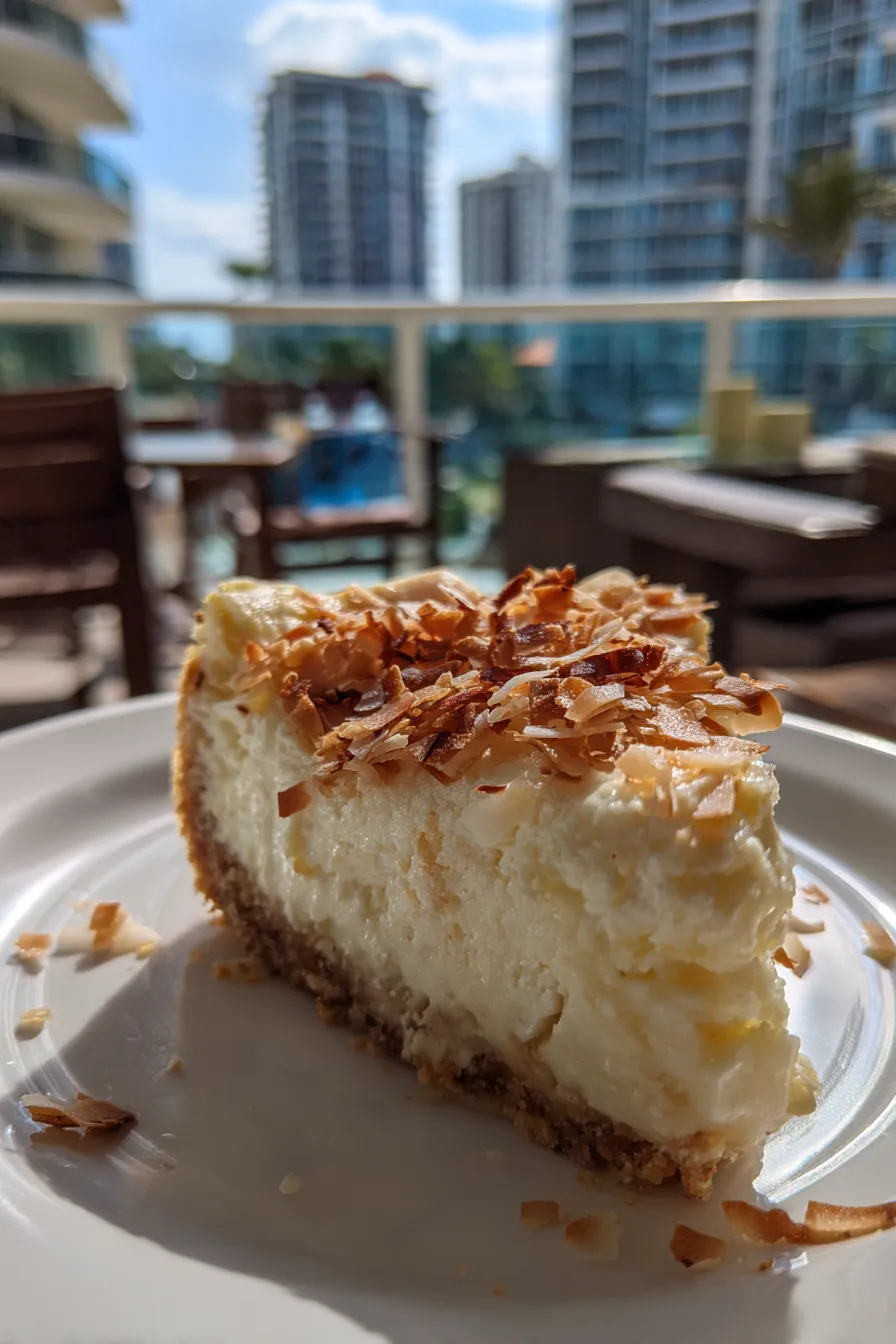 coconut cream pie cheesecake