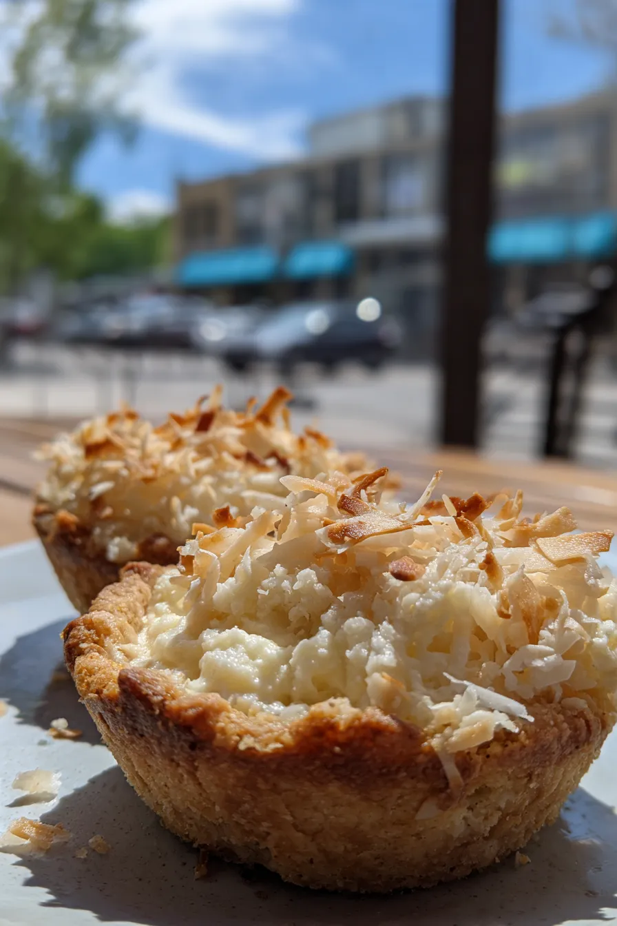 coconut cream pie cookie cups