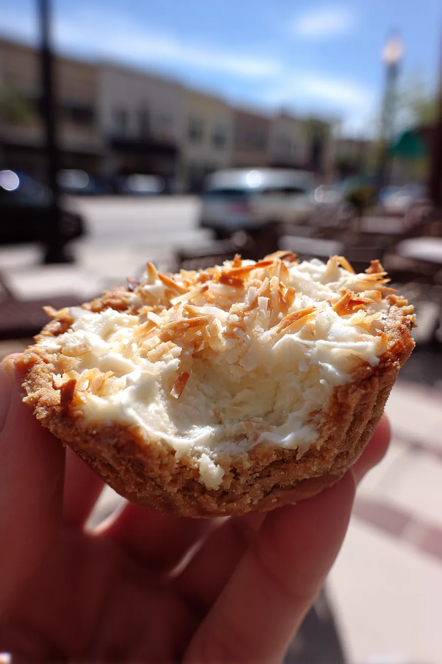 coconut cream pie cookie cups