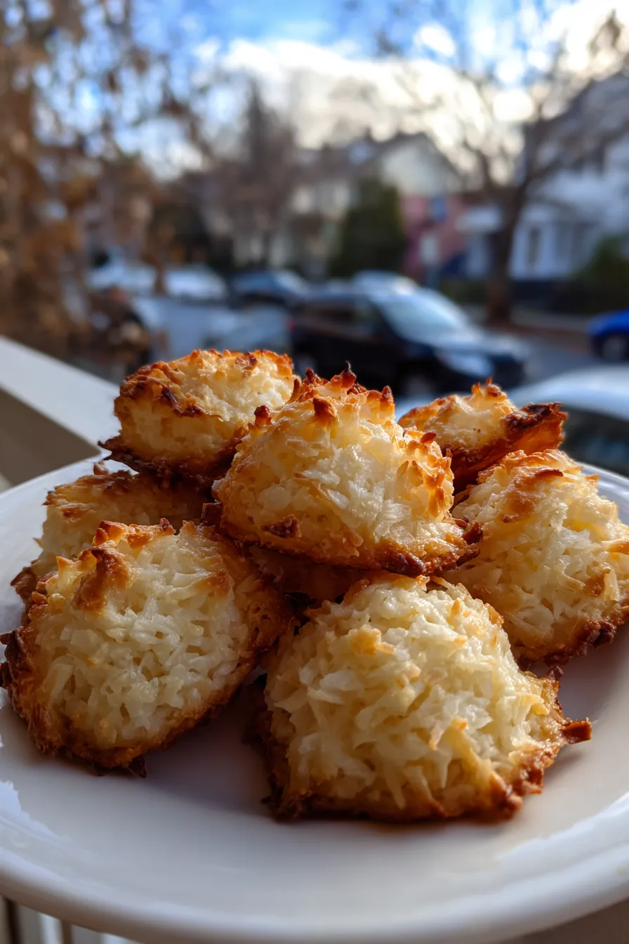 coconut macaroons without condensed milk