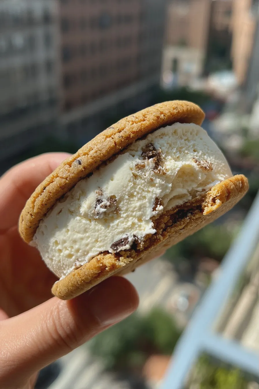 cookie ice cream sandwich