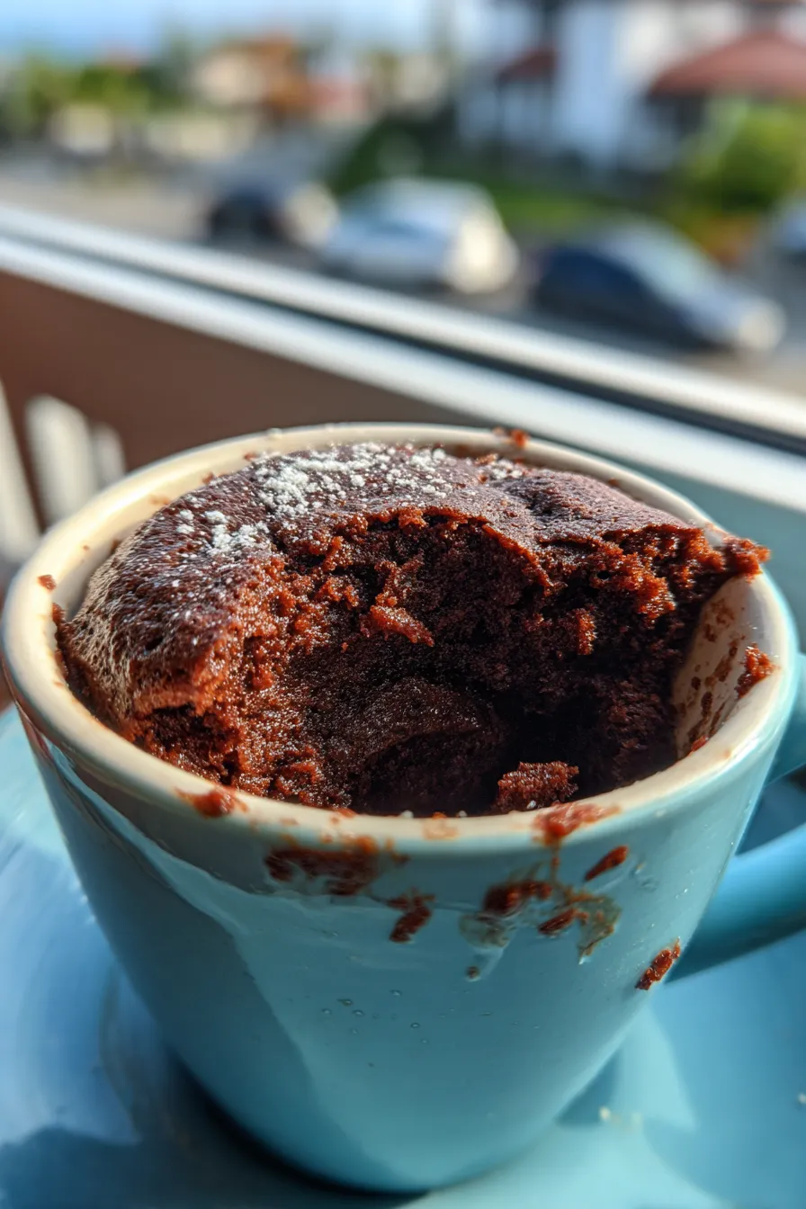 Cottage Cheese Chocolate Mug Cake Recipe Easy and Delicious