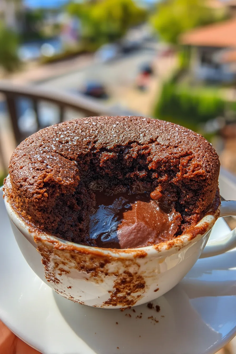 cottage cheese chocolate mug cake