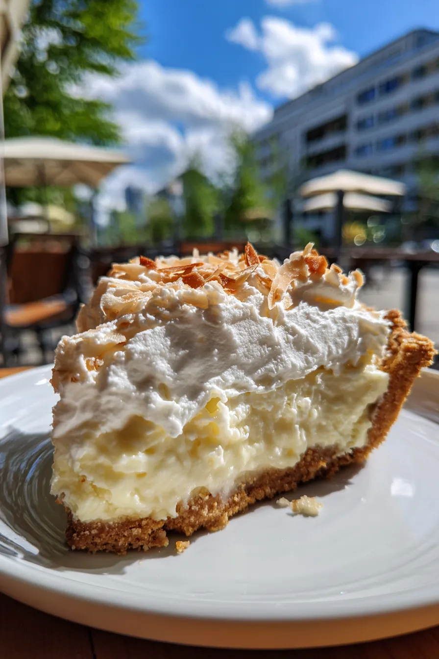 dairy free coconut cream pie