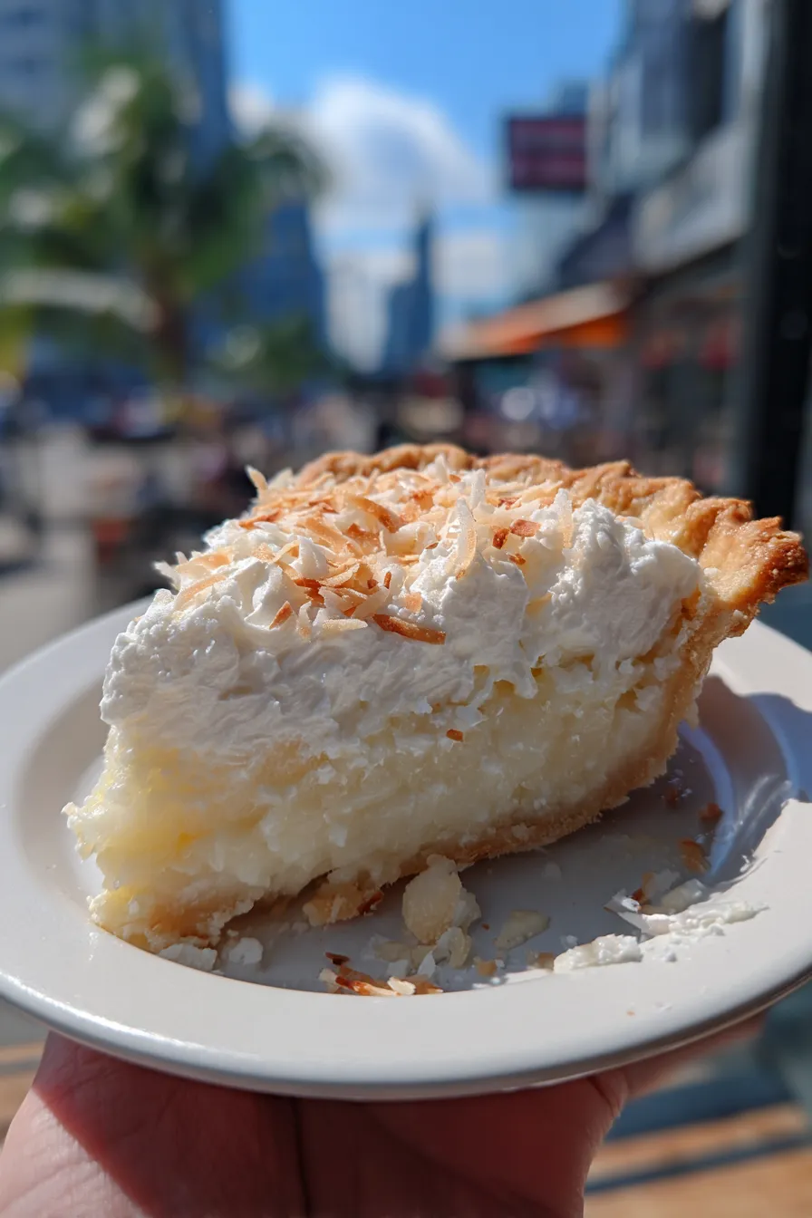 dairy free coconut cream pie