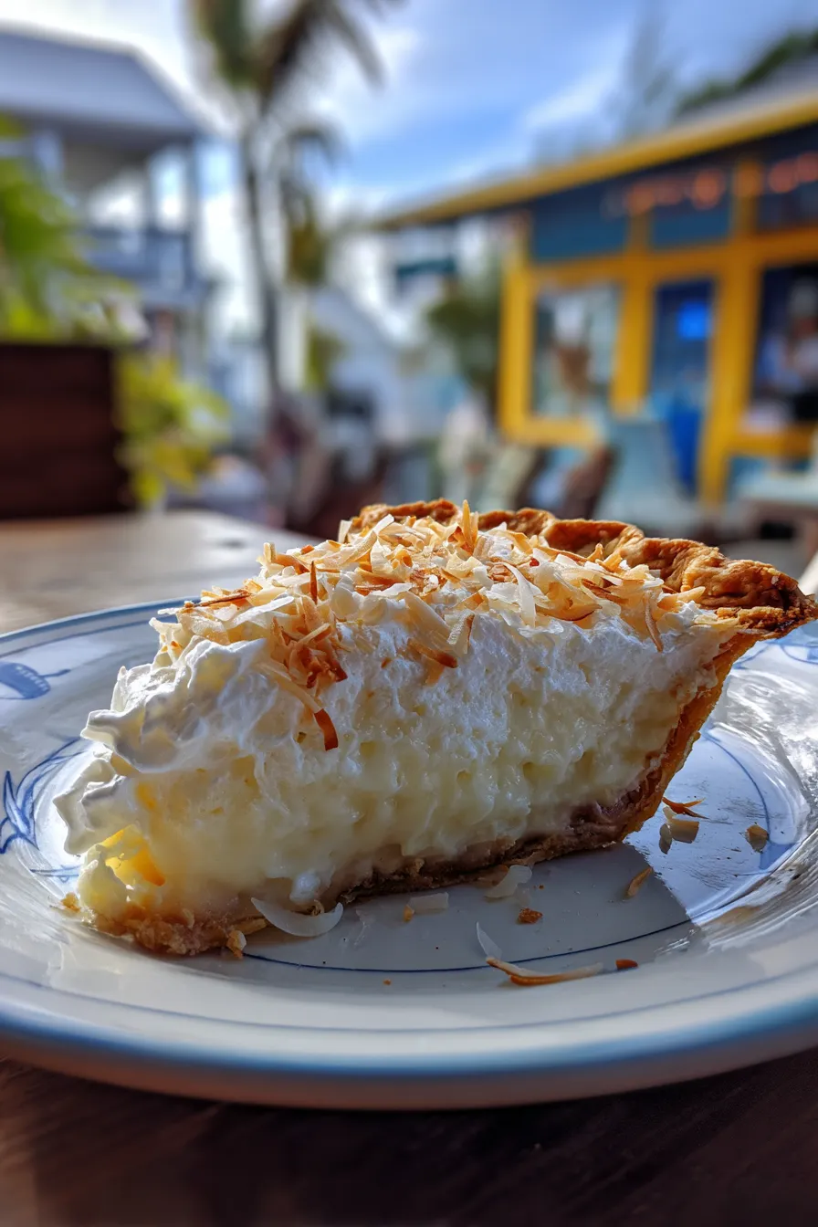 dairy free coconut cream pie