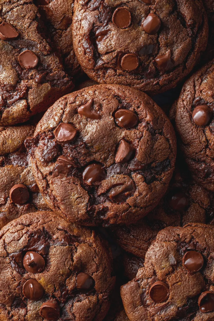 double chocolate chip cookies