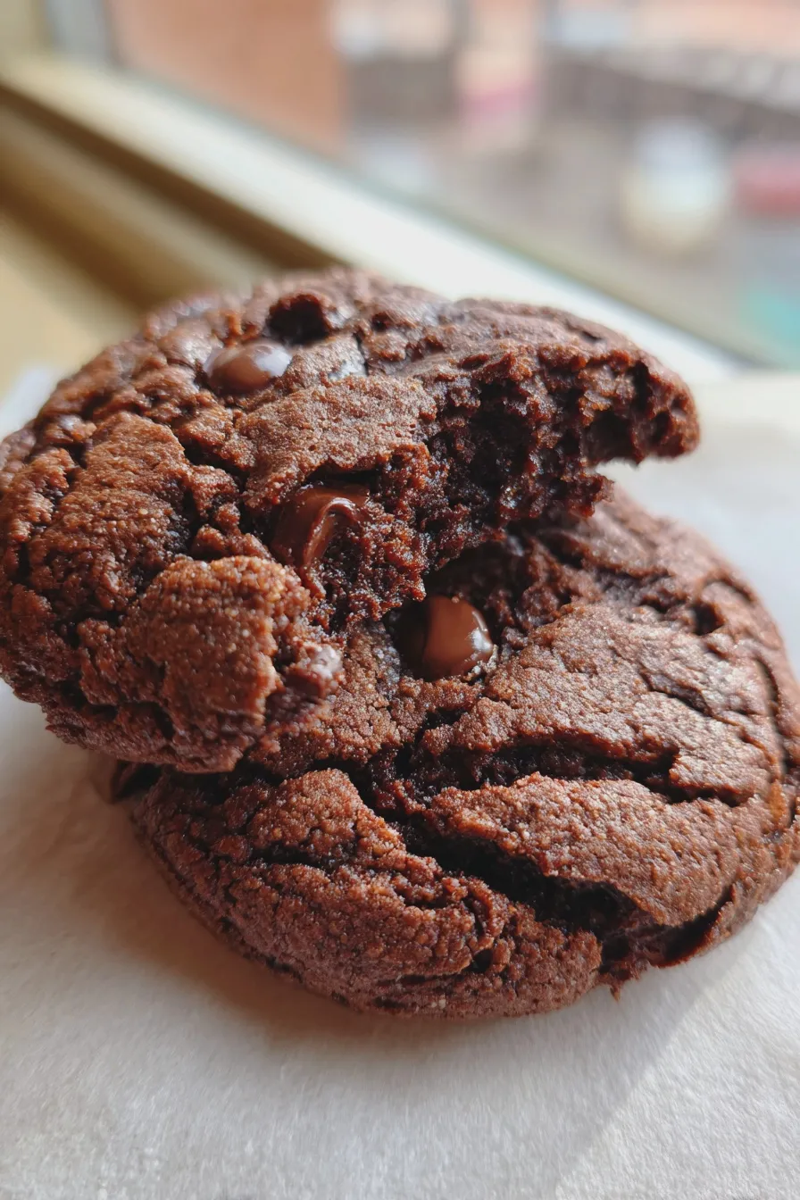 double chocolate chip cookies