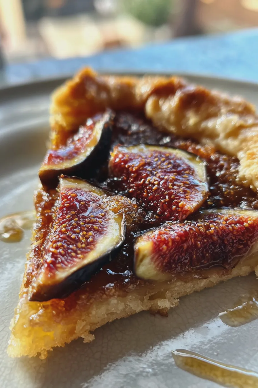 fig and honey galette