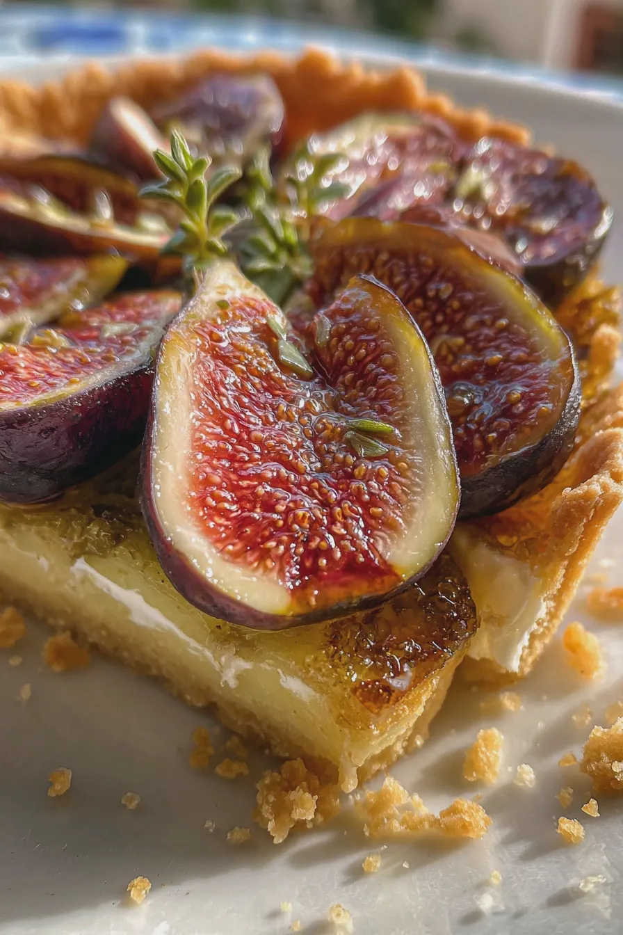 fresh fig tart
