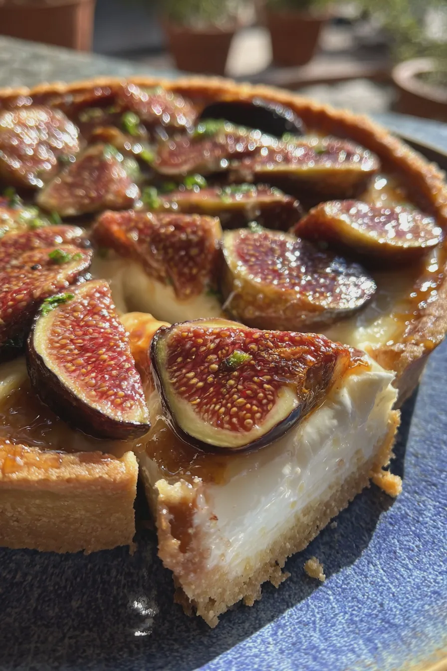 fresh fig tart