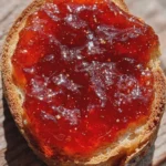 fresh plum jam