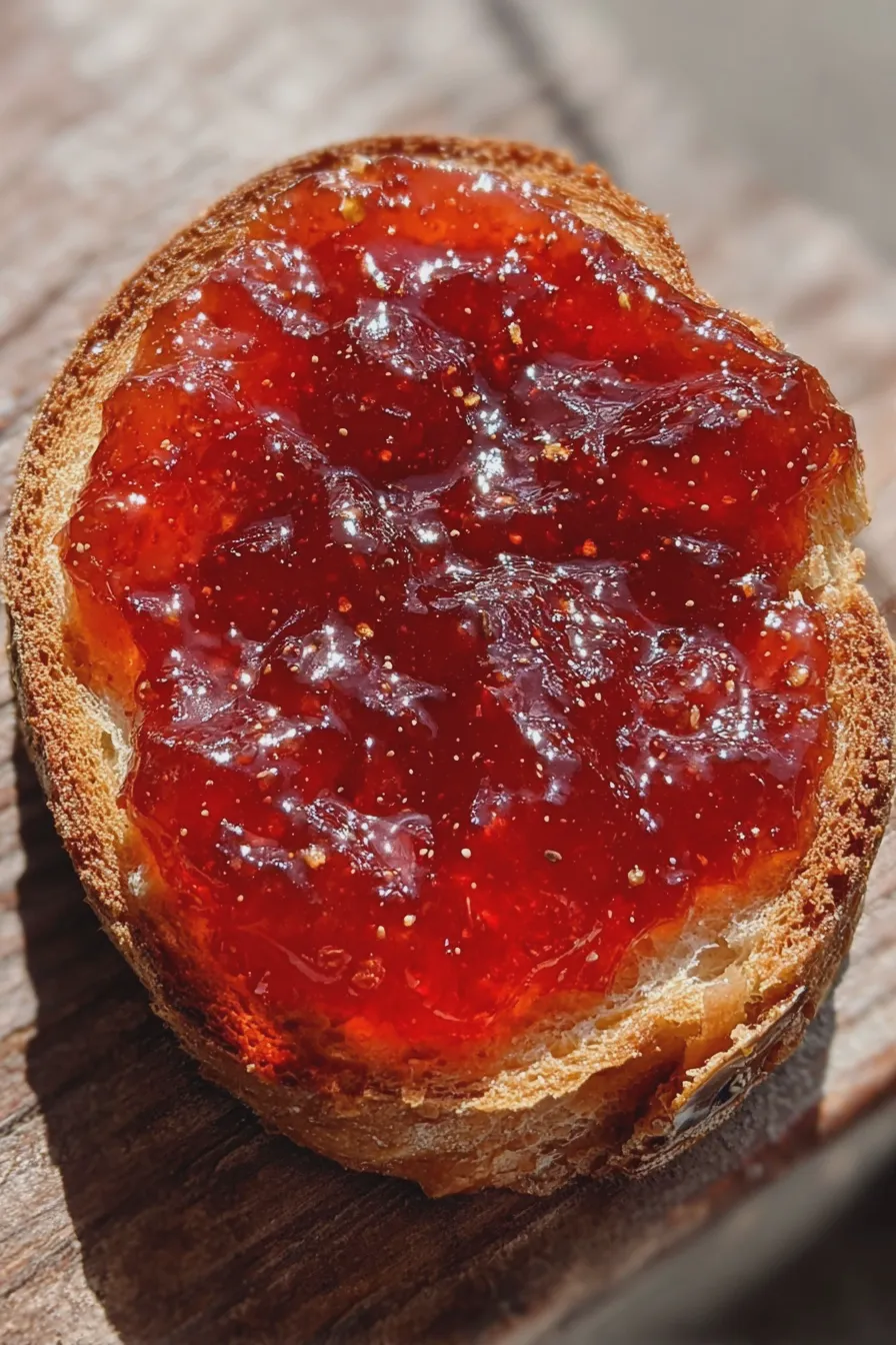 fresh plum jam