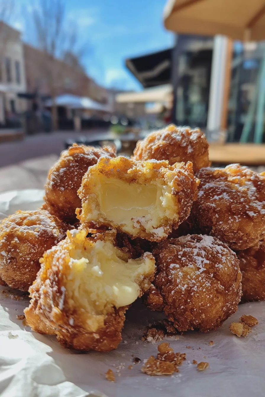 fried cheesecake bites